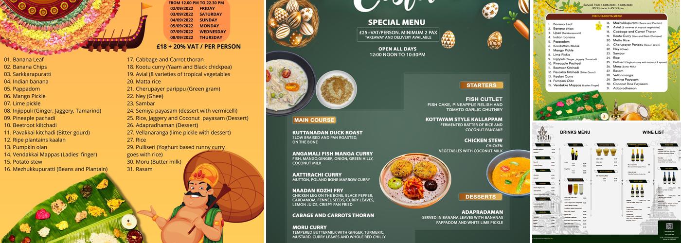 Tindli by Chef Karnavar Menu