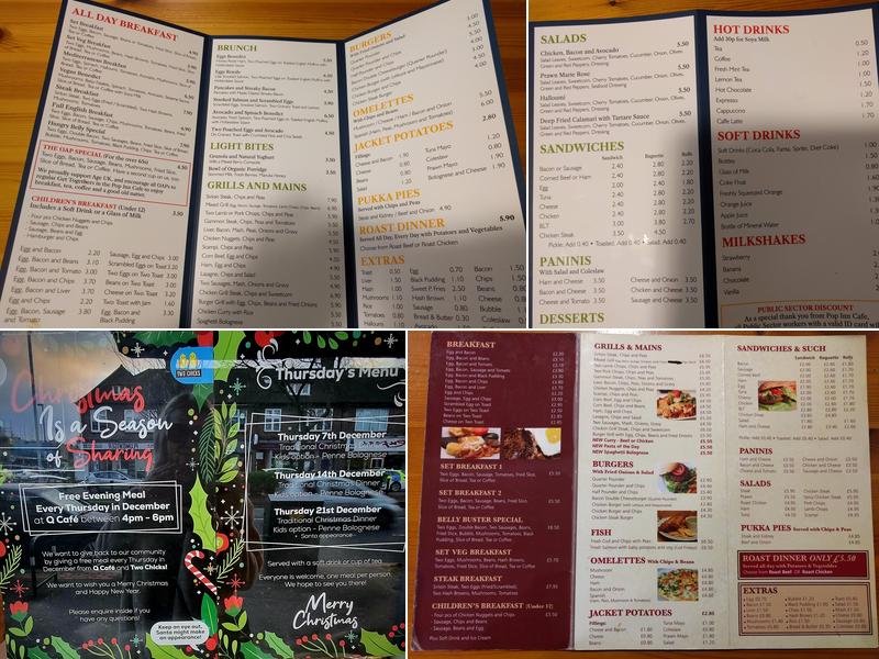 Q Cafe Menu