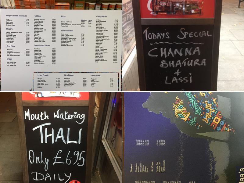 Santok Maa's Bhel Poori House Menu