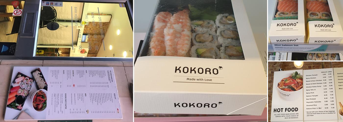 Kokoro Croydon Menu