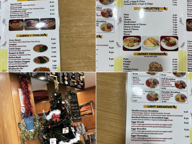 Canary Cafe & Restaurant Menu