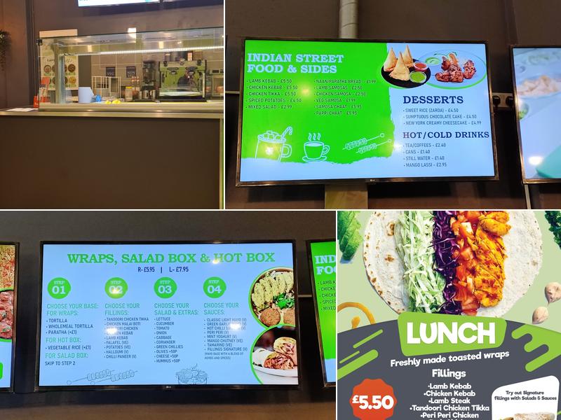 Fillings Croydon Menu