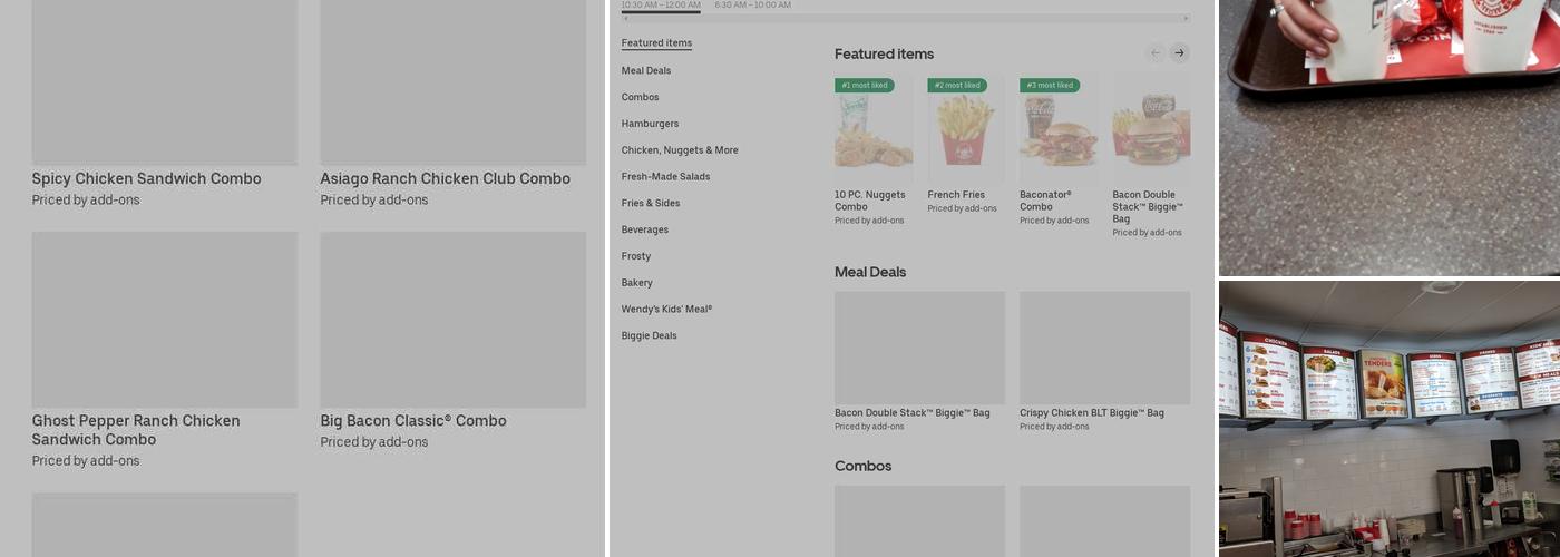 Wendy's Menu