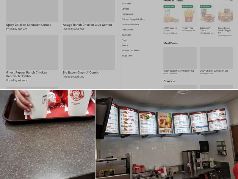 Wendy's Menu