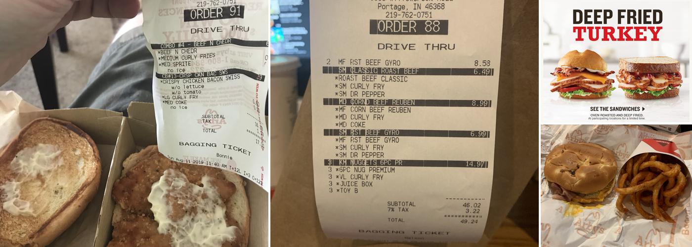 Arby's Menu