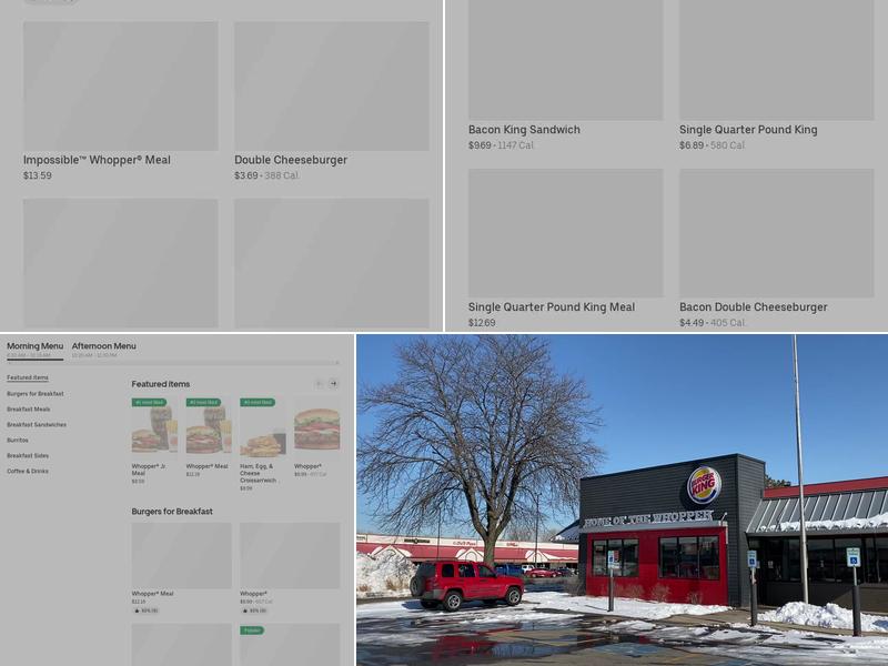 Burger King Menu