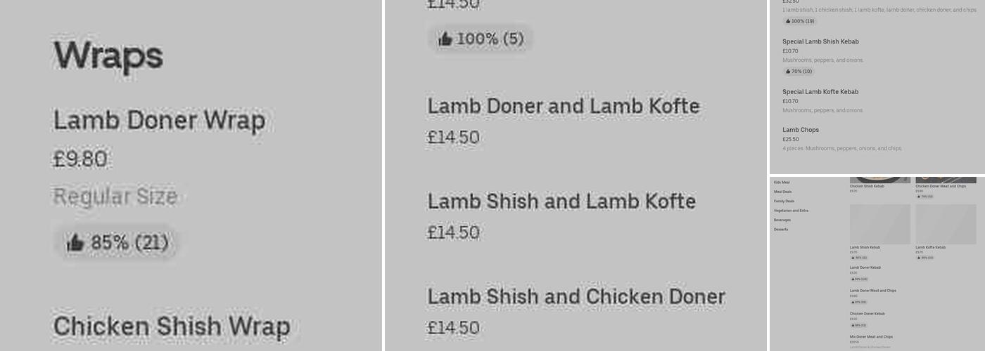 Shirley Bar-B-Q Pit Menu