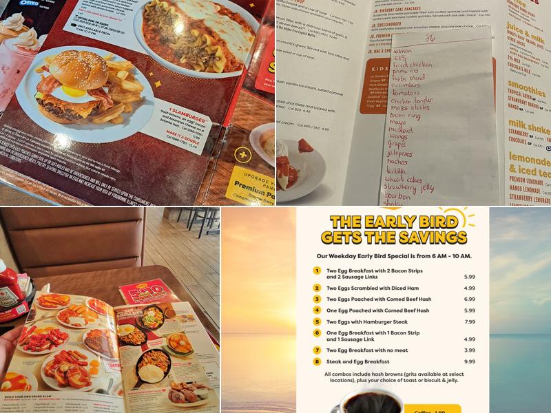 Denny's Menu