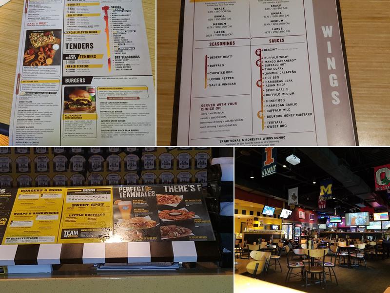 Buffalo Wild Wings Menu