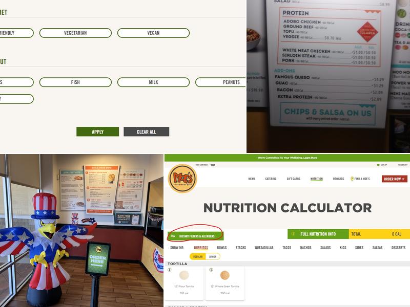 Moe's Southwest Grill Menu