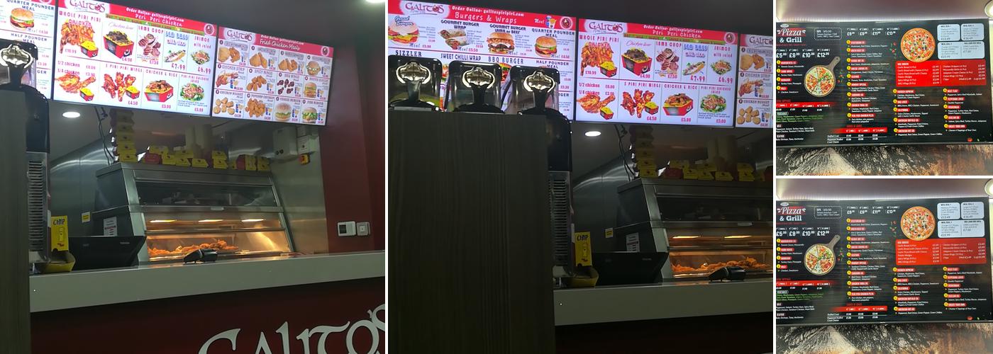 Galitos Piri Piri - Croydon Menu