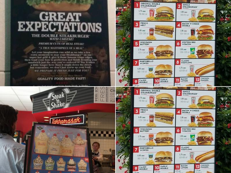 Steak 'n Shake Menu