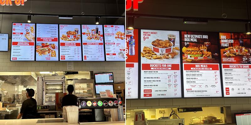 KFC New Addington - Central Parade Menu