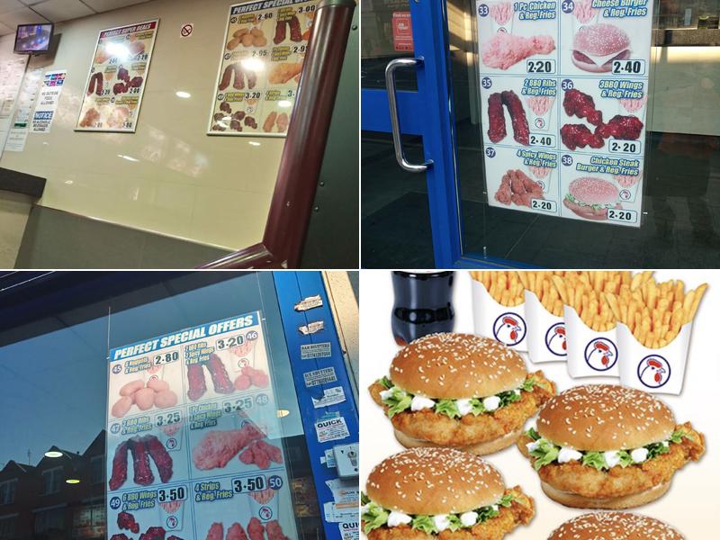 Perfect Fried Chicken - Croydon Menu