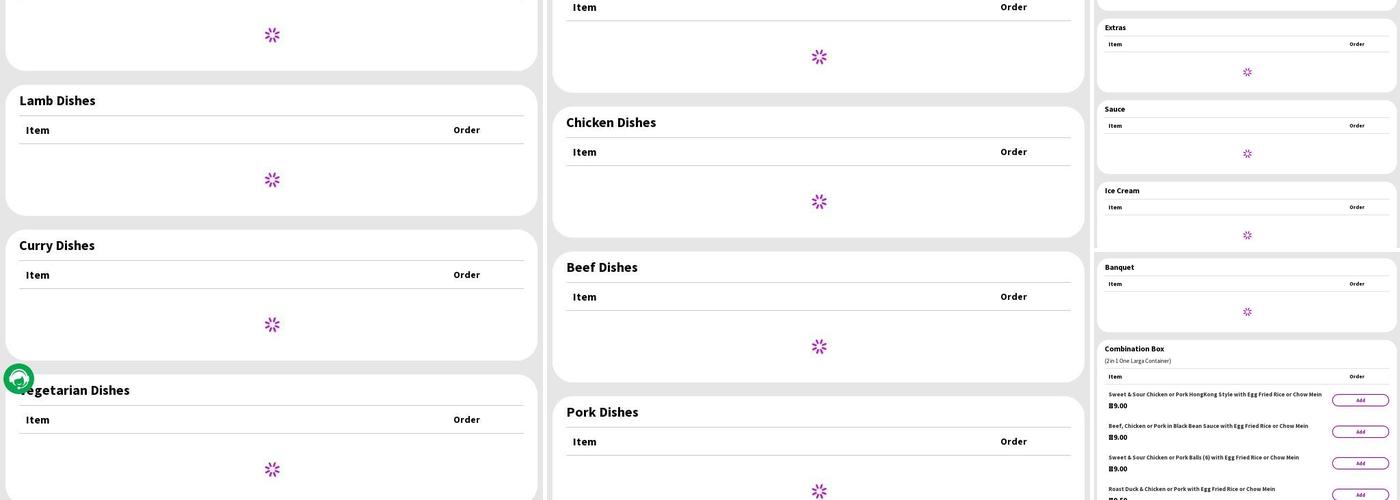 New Dragon London Menu