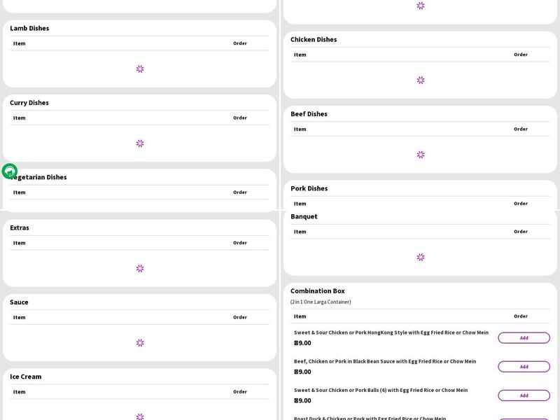New Dragon London Menu
