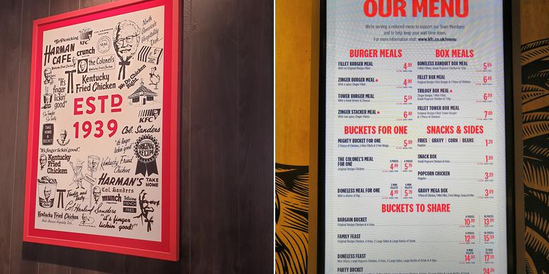 KFC Croydon - Colonnades Leisure Park Menu