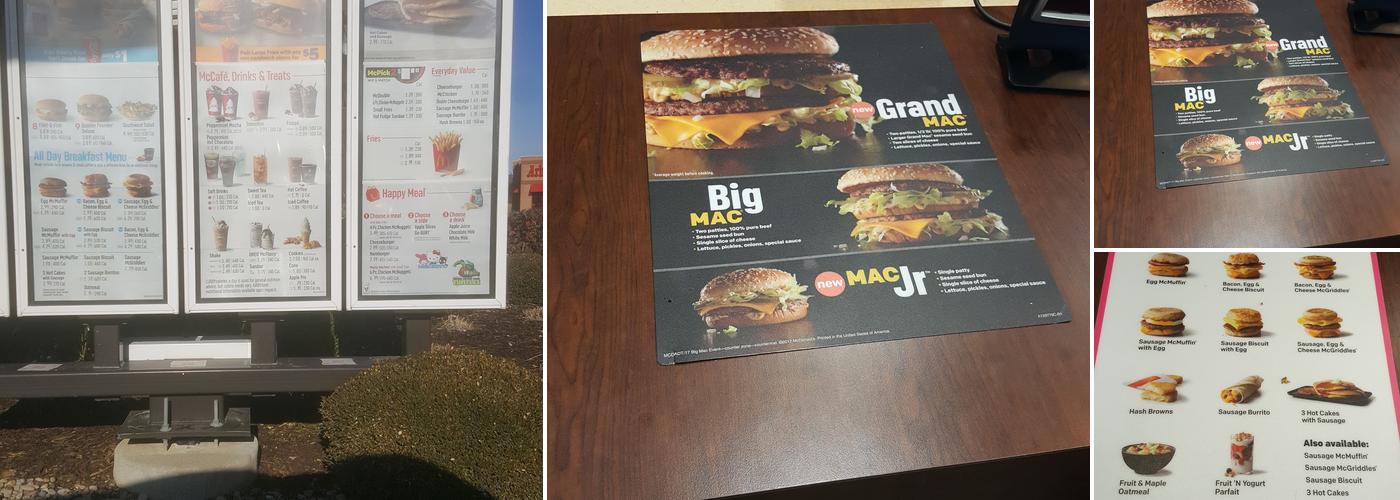 McDonald's Menu