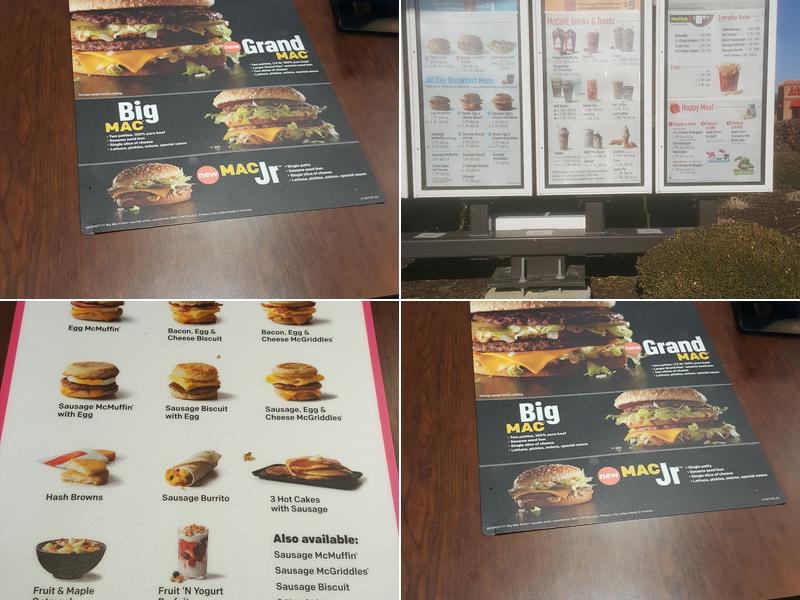 McDonald's Menu