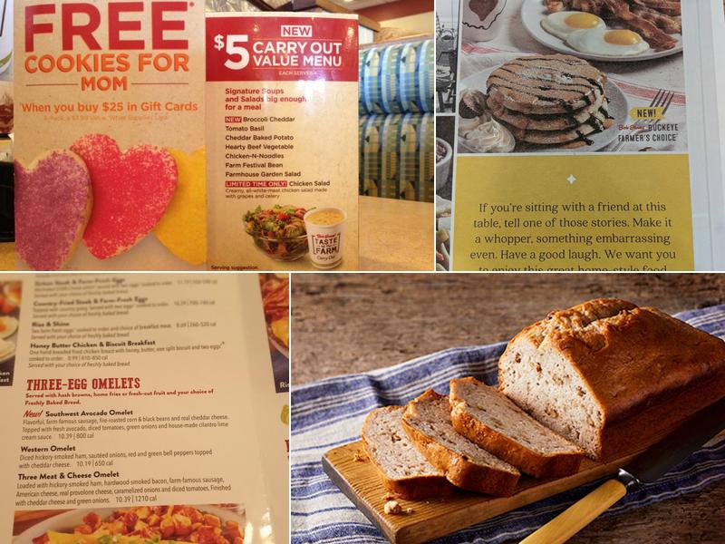 Bob Evans Menu