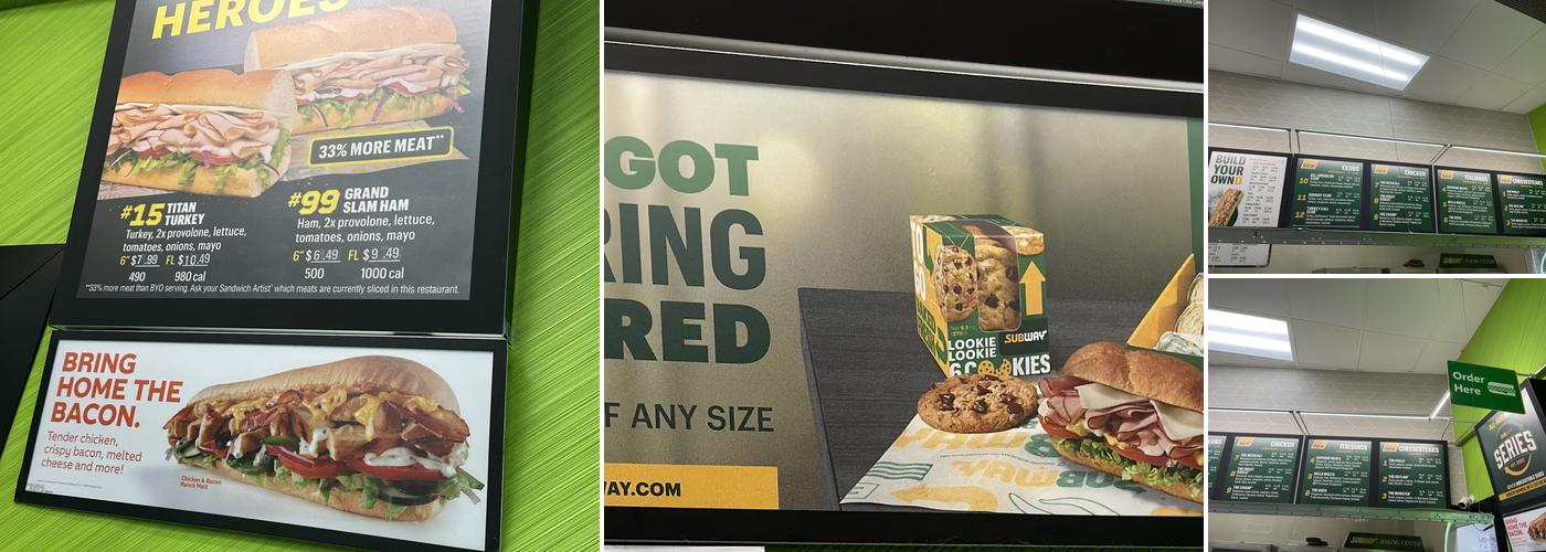 Subway Menu