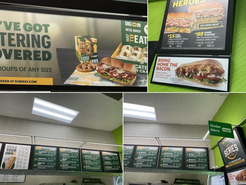 Subway Menu