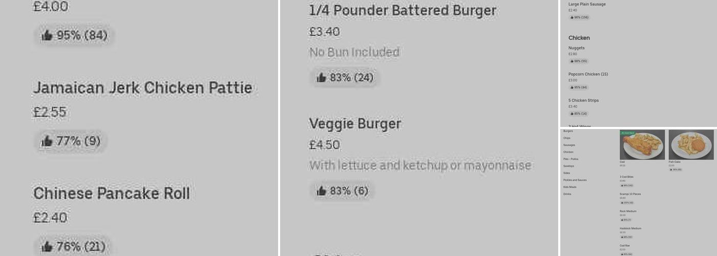 Quality Fish Bar Menu