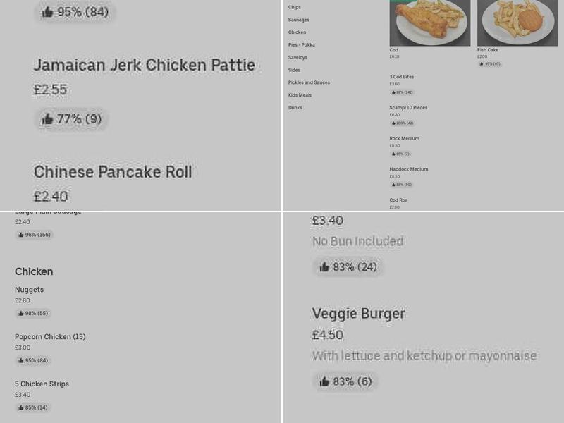 Quality Fish Bar Menu