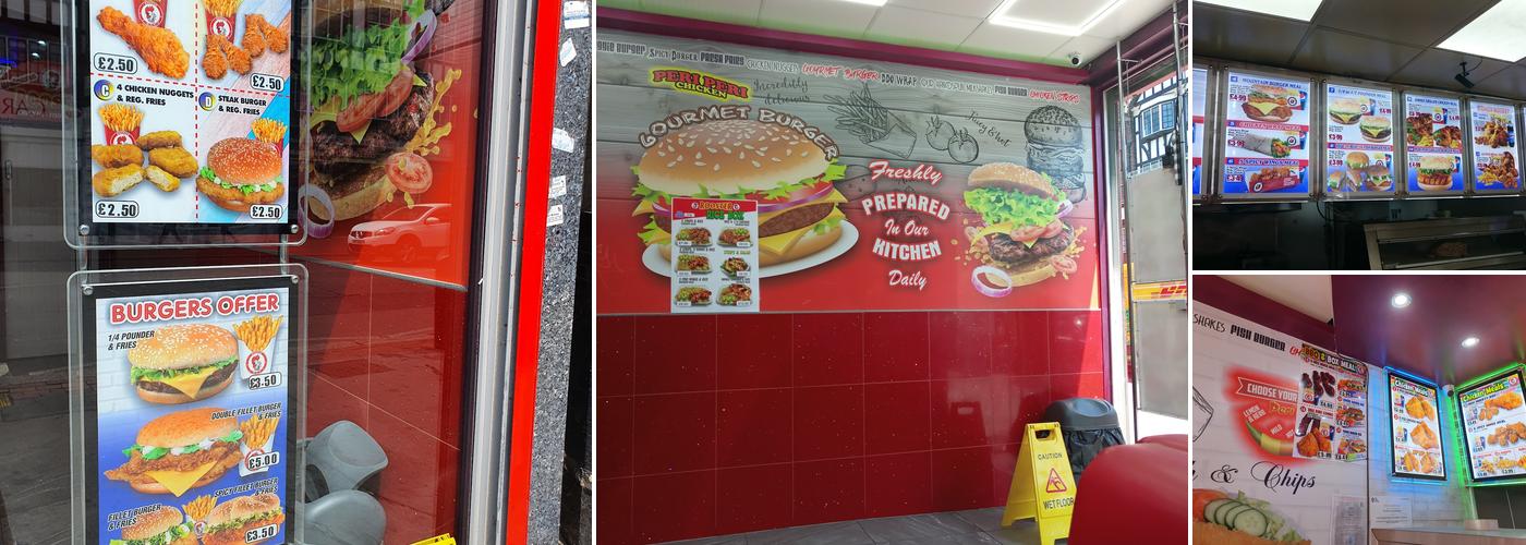 Rooster Chicken & Fish Menu