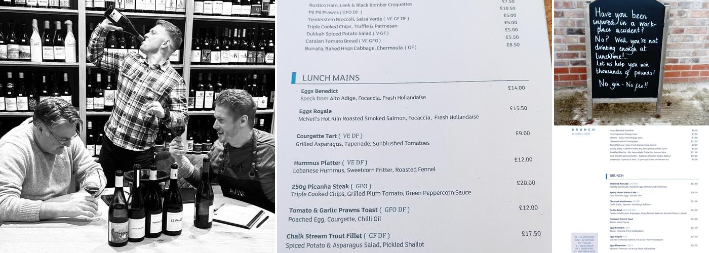 Define Food & Wine Menu