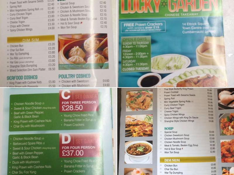 Lucky Garden Menu