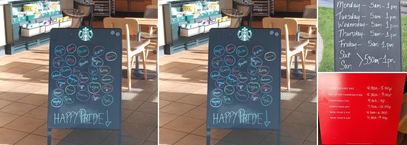 Starbucks Menu