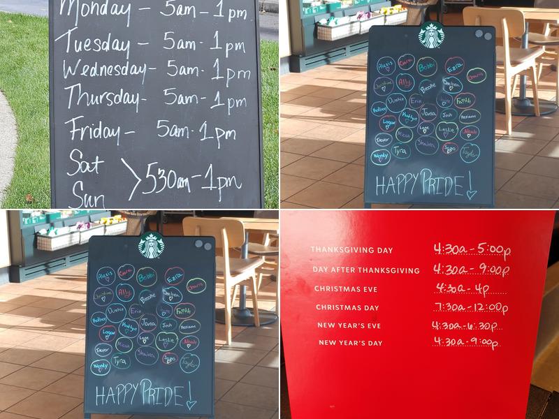 Starbucks Menu