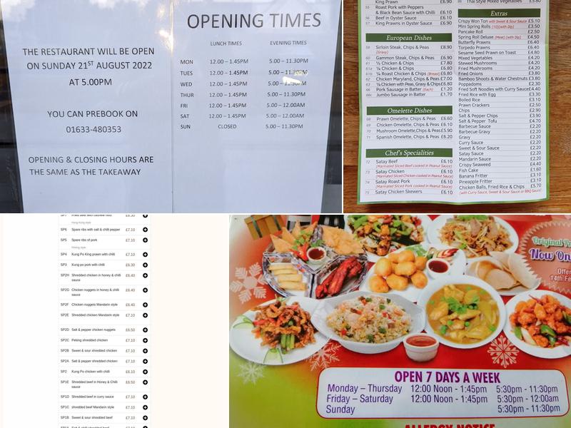 Golden Gate Restaurant & Take Away Menu