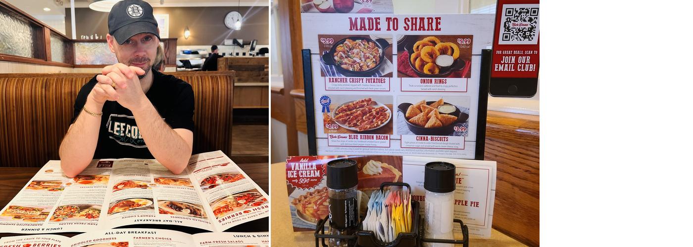 Bob Evans Menu