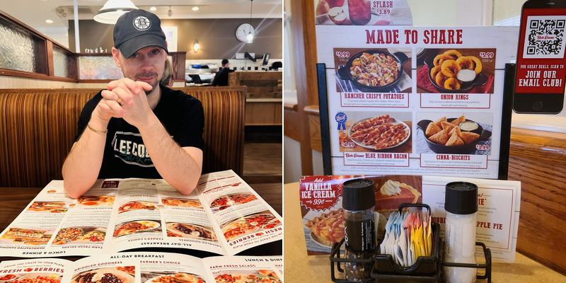 Bob Evans Menu