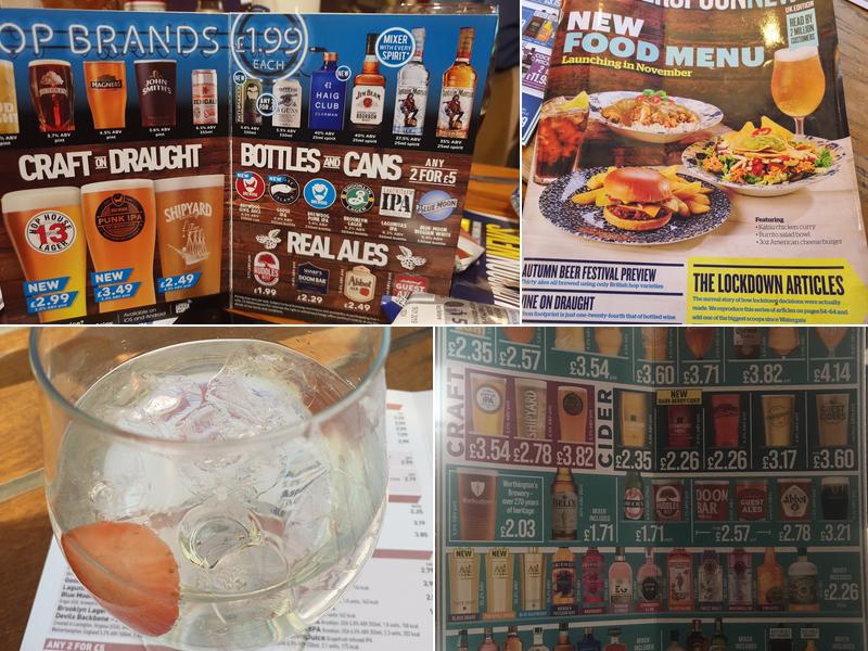 The Eva Hart - JD Wetherspoon Menu