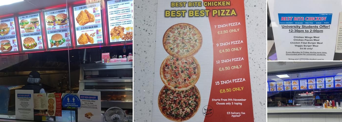 Best Bite Chicken Menu