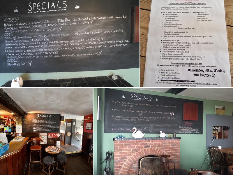 The Swan Inn Menu