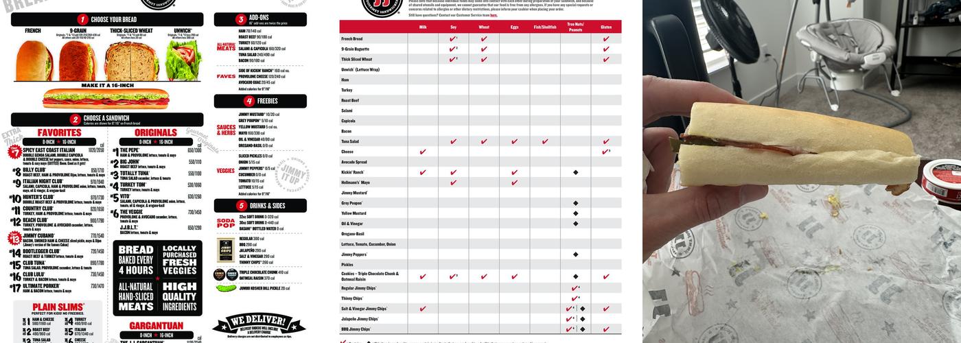 Jimmy John's Menu
