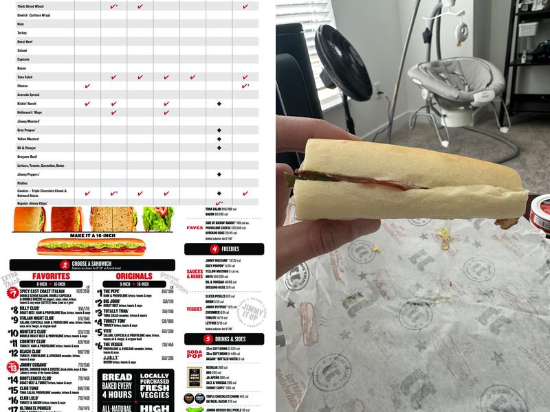 Jimmy John's Menu