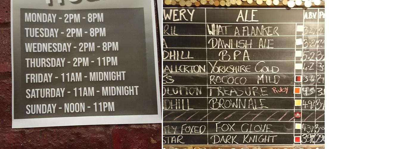 The Quakerhouse Menu