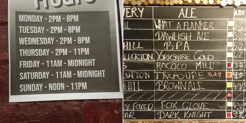 The Quakerhouse Menu