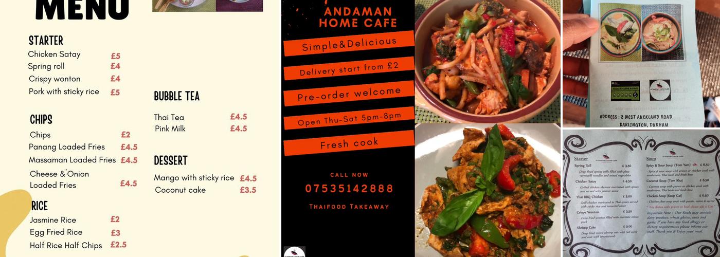 Andaman Home Cafe Menu