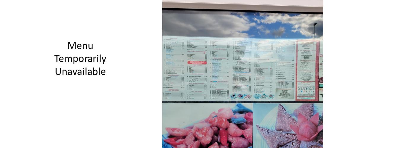 Chinachina Chinese takeaway Menu