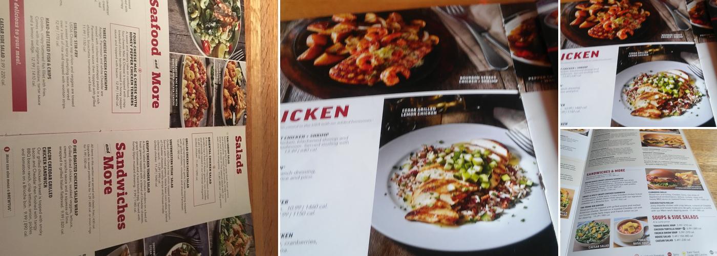 Applebee's Grill + Bar Menu
