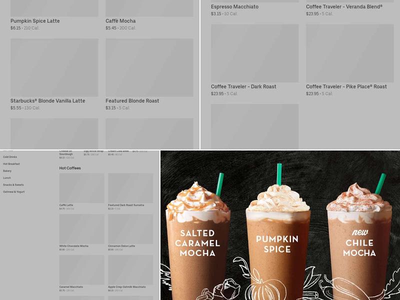 Starbucks Menu