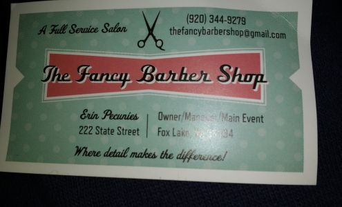 The Fancy Barber Shop 358-300 W State St, Fox Lake Wisconsin 53933