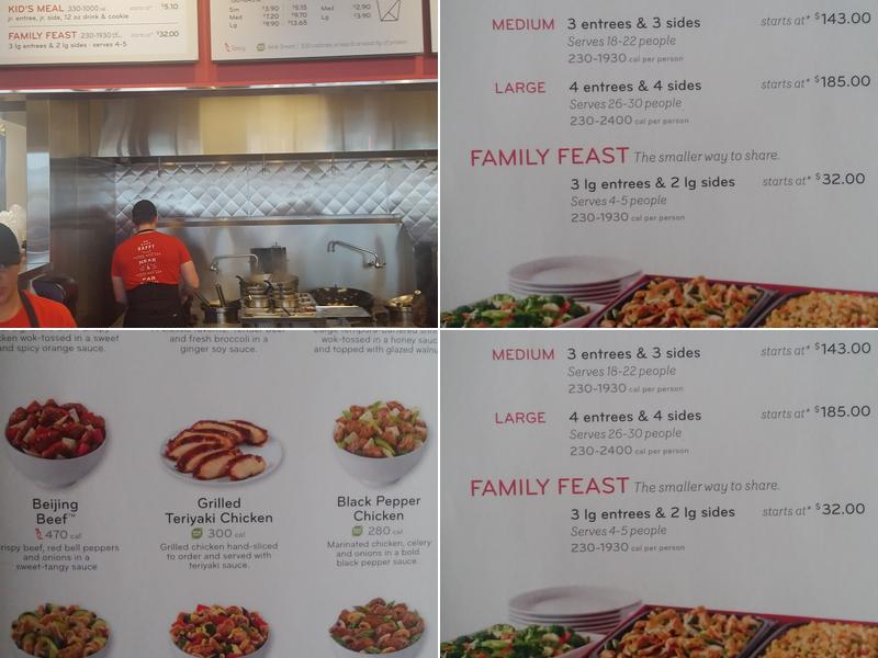 Panda Express Menu
