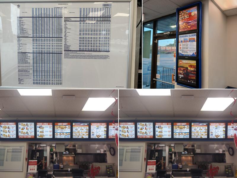 White Castle Menu